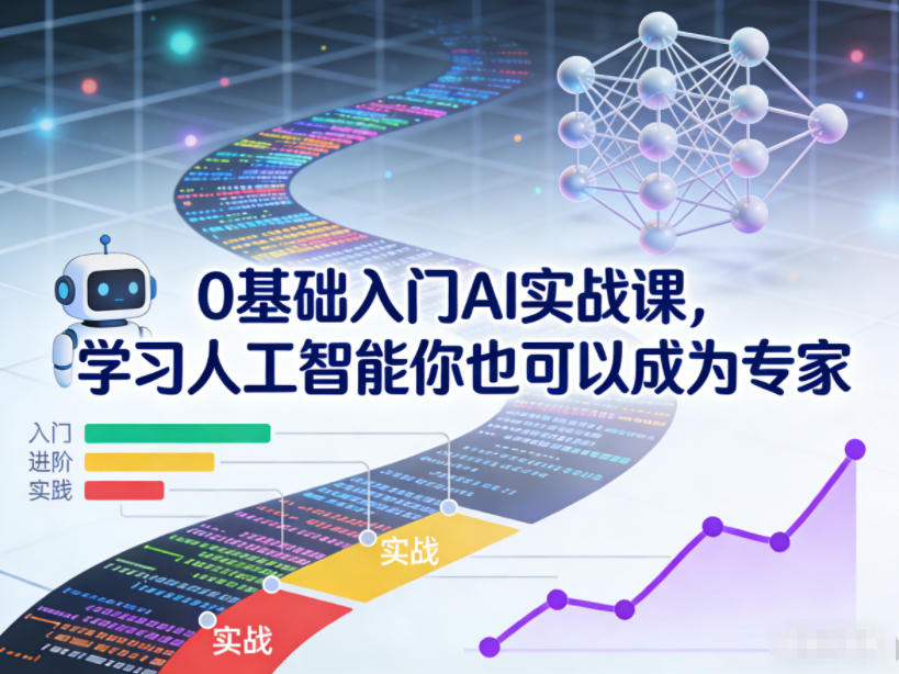 0基础入门AI实战课,学习人工智能你也可以成为专家 0基础入门AI实战课,学习人工智能你也可以成为专家