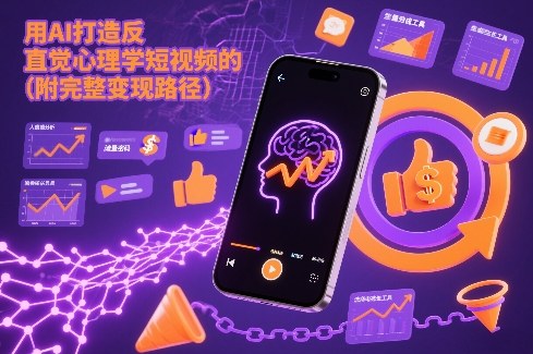 用AI打造“反直觉”心理学短视频的流量密码(附完整变现路径) 用AI打造“反直觉”心理学短视频的流量密码(附完整变现路径)