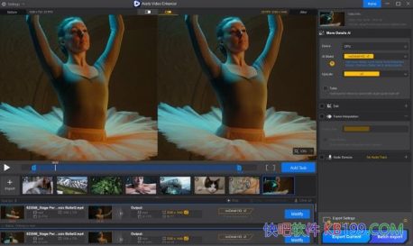 Aiarty Video Enhancer for Mac v3.7 中文破解版／AI视频增强器软件
