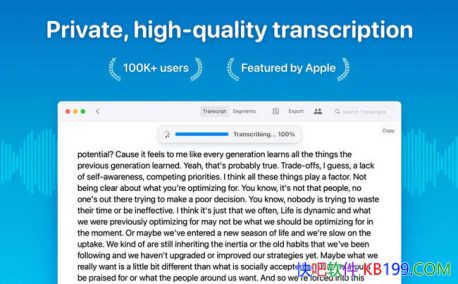 MacWhisper For Mac V13.20／一款专业级AI驱动语音转文字工具
