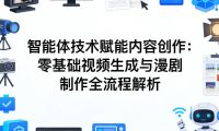 AI智能体技术赋能内容创作:零基础视频生成与漫剧制作全流程解析