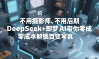 不用摄影师、不用后期,DeepSeek+即梦AI带你零成本解锁百变写真!