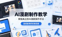 AI漫剧制作教学,带你掌握真正的AI漫剧操作手法,直接复用的实操流程