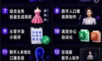 Codex智能体实战全能课|0基础从搭建技能到自动化落地,视频剪辑-办公-知识库-数字人全场景变现教程