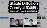 Stable Diffusion ComfyUI实战课：零基础入门，AI绘图从新手到高手