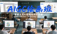 AIGC绘画班，掌握主流Ai绘画软件的应用(Stable Diffusion x Midjourney x Fooocus)