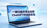 一键扫描并把你自己账号下的全部ChatGPT对话导出到本地