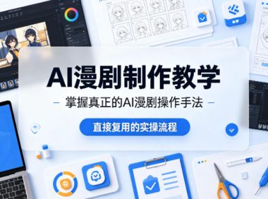 AI漫剧制作教学,带你掌握真正的AI漫剧操作手法,直接复用的实操流程