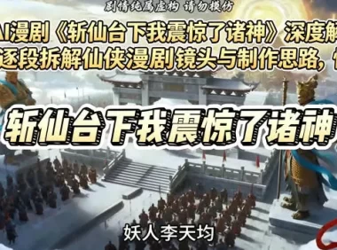 爆款AI漫剧《斩仙台下我震惊了诸神》深度解析课,逐段拆解仙侠漫剧镜头与制作思路,快速复刻爆款创作模式