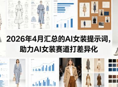 2026年4月汇总的AI女装提示词,助力AI女装赛道打差异化