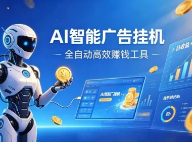 AI智能广告挂G,在家自动賺收益,全程无需人工操作、不用直播、不用拉人【揭秘】