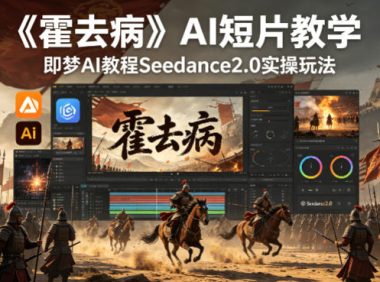 《霍去病》AI短片教学，即梦AI教程Seedance2.0实操玩法
