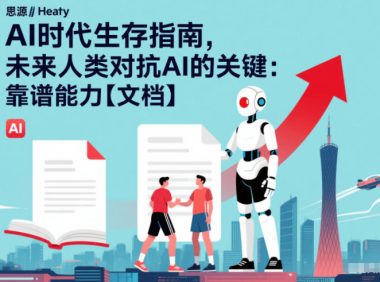 AI时代生存指南，未来人类对抗AI的关键：靠谱能力【文档】