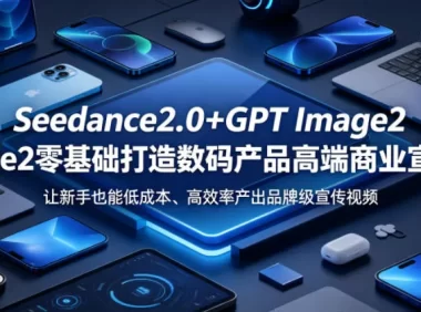 Seedance2.0+GPT Image2零基础打造数码产品高端商业宣传片,让新手也能低成本、高效率产出品牌级宣传视频