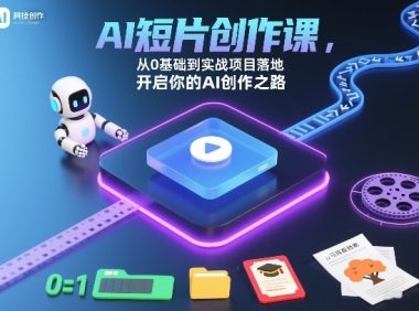 AI短片创作课，从0基础到实战项目落地，开启你的AI创作之路(更新0411)