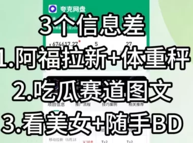 【理直气壮】我给看美女找了一个非常恰当的理由，信息差项目