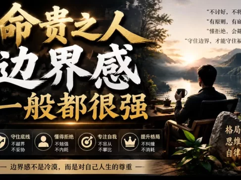 付费文章：命贵之人，边界感一般都很强