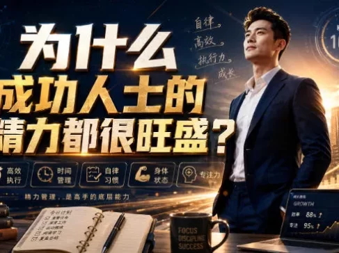 付费文章:为什么成功人士的精力都很旺盛?