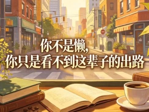 付费文章：你不是懒，你只是看不到这辈子的出路