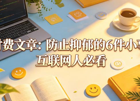 付费文章：防止抑郁的6件小事，互联网人必看！