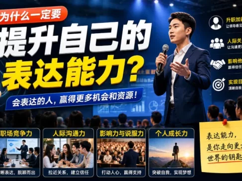 付费文章:为什么一定要提升自己的表达能力?
