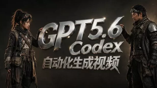GPT5.6+Codex自动化生成视频全流程实战,从提示词设计、角色设定、封面海报,到视频生成思路与自动化工作流