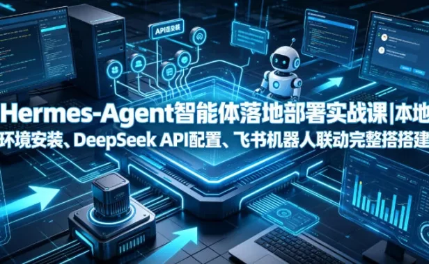 Hermes-Agent智能体落地部署实战课|本地环境安装、DeepSeek API配置、飞书机器人联动完整搭建教程