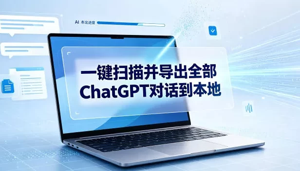 一键扫描并把你自己账号下的全部ChatGPT对话导出到本地